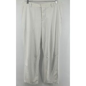 Nike Golf Slim Fit Pants Dri Fit Mens White Tagged 36/32 Measure 38/31 Stretch